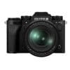 Fujifilm X-T5 Kamera mit 16-80mm Objektiv in Schwarz.