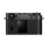 Fujifilm X-HF1 Kamera in Anthrazit, Rückansicht mit Bedienelementen.